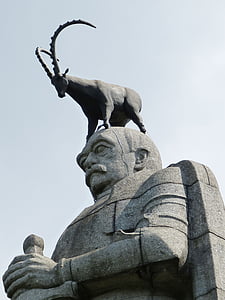 Hamburg, Pomnik, Rzeźba, Historycznie, posąg, Bismarck, kanclerz