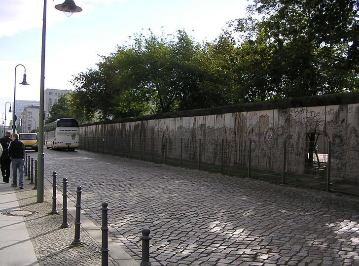 mur de Berlin, fragment, Berlin, Allemagne, scène urbaine