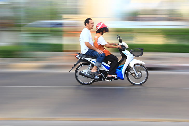 kecepatan, kursi, Sepeda Motor