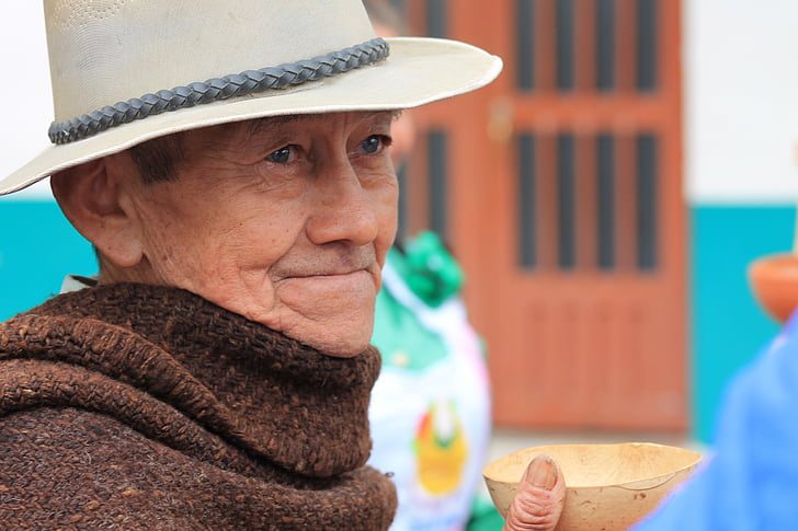 vectēvs, zemnieks, Kolumbija