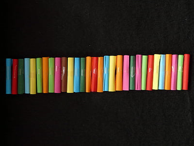 กระดาษ, ม้วน, หลวม, มีสีสัน, สี, กระดาษที่มีสีสัน, หลายสี
