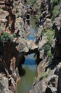 africa, landscape, nature, river, canyon