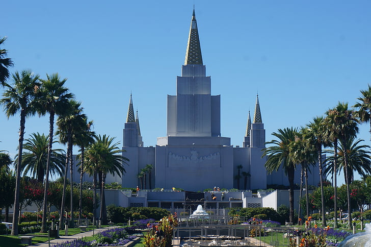 LDS, Temple, Mormon, kirke, arkitektur, åndelige, Jesus
