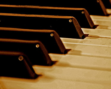 klavir, glasba, glasbeni, instrument, zvok, klasične, Opomba