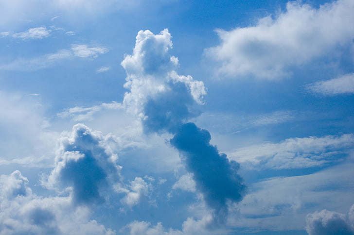 Isla de coney de Singapur, cielo, azul, soleado, cielo azul, cielo azul nubes, nubes
