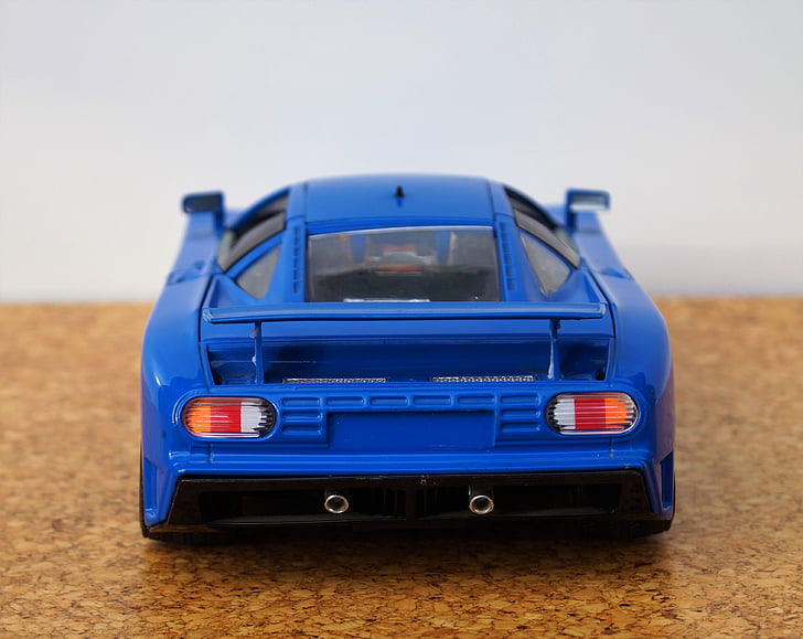modell autó, Bugatti, modell, automatikus, Oldtimer, játékok, sportautó