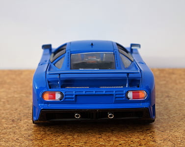 model vozu, Bugatti, model, auto, Oldtimer, hračky, sportovní auto