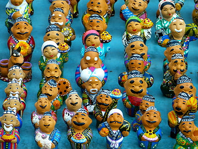 leire figur, Usbekistan, keramiske, keramikk, suvenirer, mitbringsel, dekorasjon