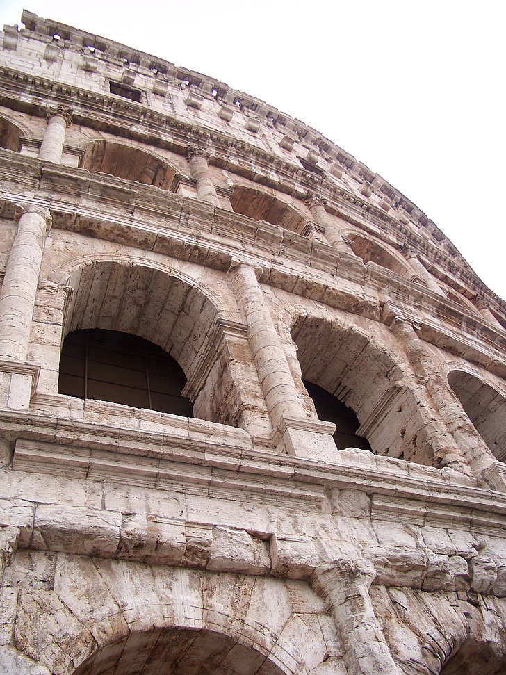 coliseum, ancient architecture, italy, rome