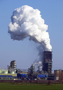 industria, humo, Torre de enfriamiento, planta de energía, protección del medio ambiente, actual, energía