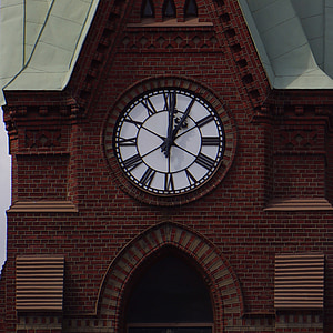 Finlandese, Mikkeli, Cattedrale, quadrante, orologio, mani, tempo