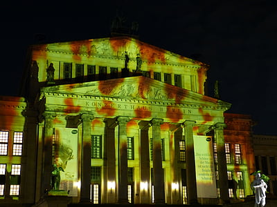 šviesos festivalis, Berlynas, kapitalo, Vokietija, orientyras, pastatas, istoriškai