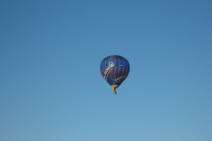 globo de aire caliente, deportes de aire, volar, balón, cielo, globo cautivo