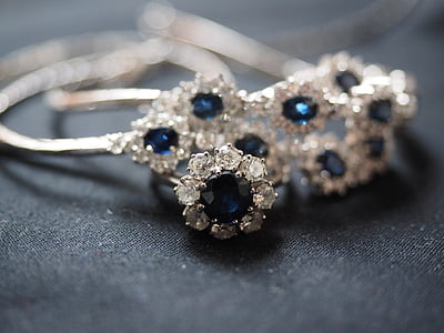 Sapphire žiedas, safyras, žiedas, priekabos, Juvelyriniai dirbiniai, perlas, vertinga