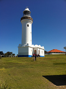 Norah head, Lighthouse, Australien, arkitektur, Utomhus, Ocean, Sky