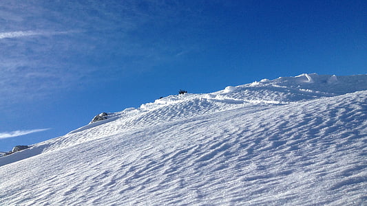 雪, 首脑会议, 山, 自然, 阿尔卑斯山, 冬天, 滑雪