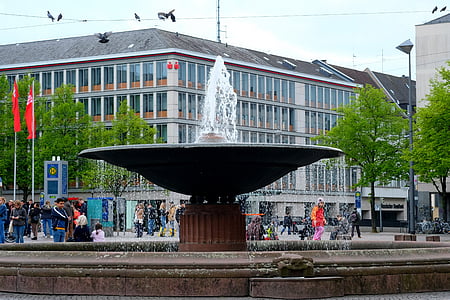 plads, Stadtmitte, arkitektur, markedsplads, City, Downtown, turisme