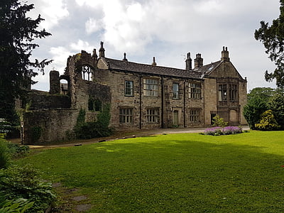 Whalley abbey, klosteret, Whalley, historiske, Tudor, Lancashire, arkitektur