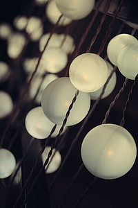 лампи, абстрактни, балон, светлини, Светещи