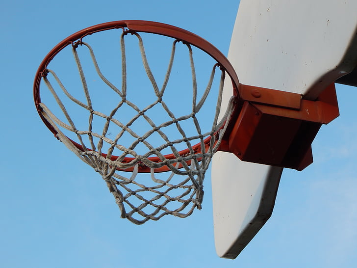 basketball, hoop, basket, court, competition, shot, backboard