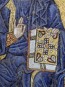 imagen, mosaico de, históricamente, antiguo, cristianismo, fe, Iglesia