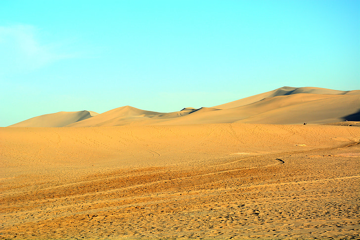 a paisagem, deserto, mingsha