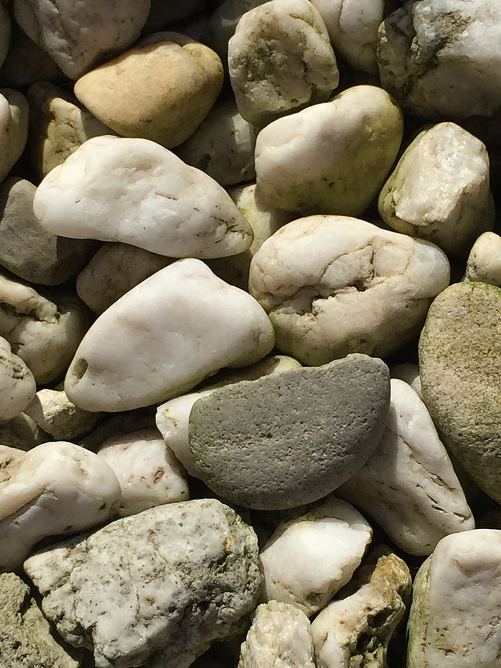 kamene, štrkovitá, kamienky, pozadie