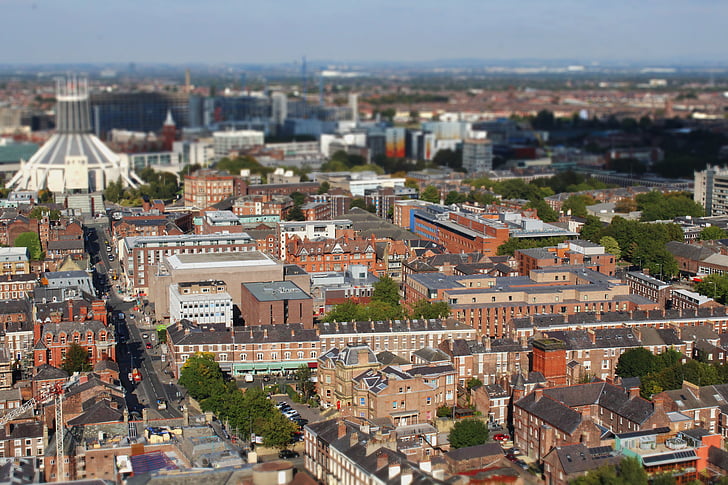 iz zraka, kanonsko pravo, Canon 1200d, Liverpool, doki, Skyline, potovanja