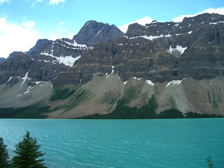 Mountain, natursköna, Kanada, vacker natur, resor, sjön, Fjällsjö