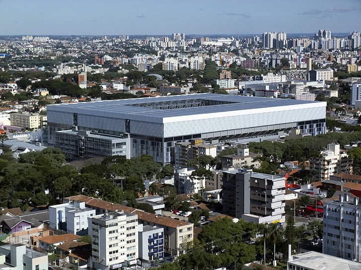 baixada de Arena, Curitiba, Kyocera arena, Brasile, Stadio, Musici, calcio