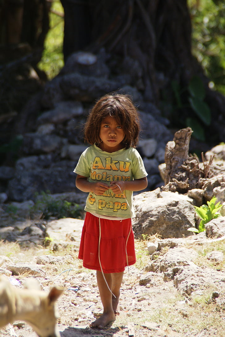 Asien, Indonesien, Kind, Mädchen, im freien, Menschen, Frauen