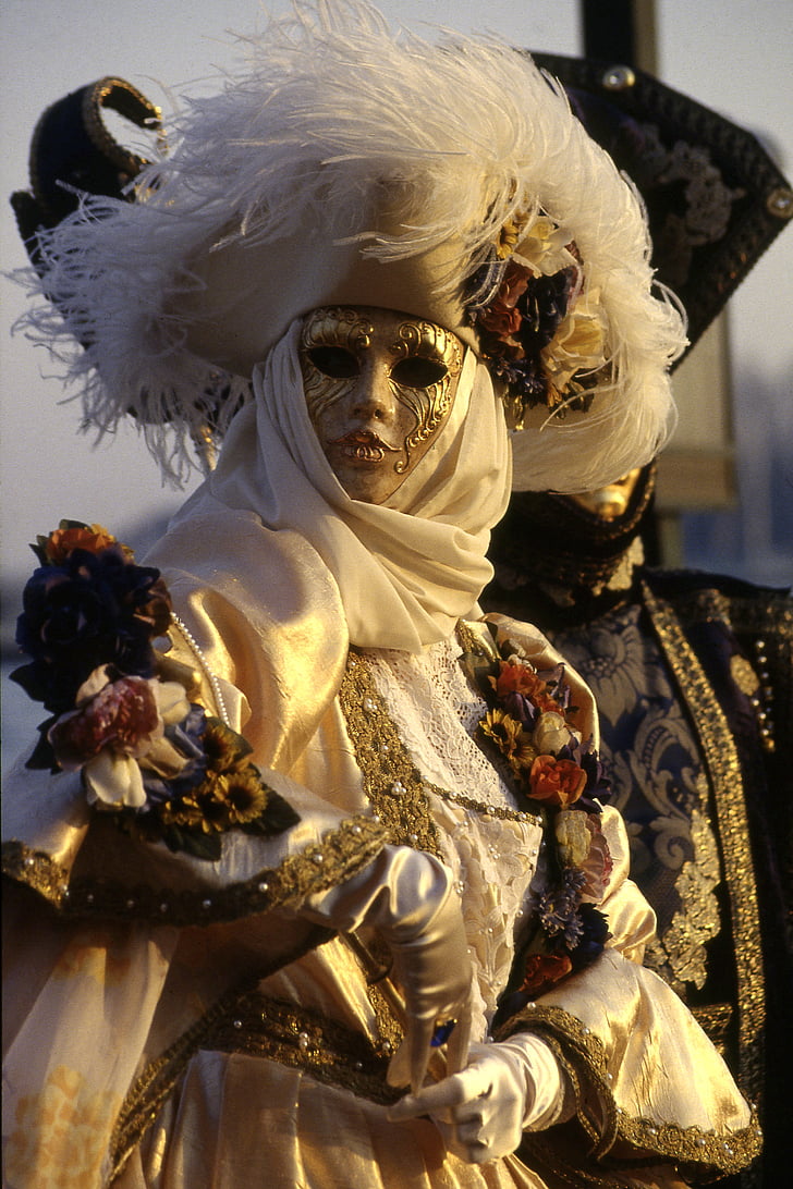 Venedig, maske, Italien, Venezia, karneval, venetianske maske