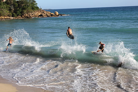 surfing, bangun, Surfer, olahraga air, berselancar, laut, laut
