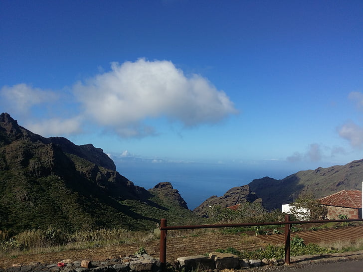 Tenerife, nuvole, paesaggio, Isola