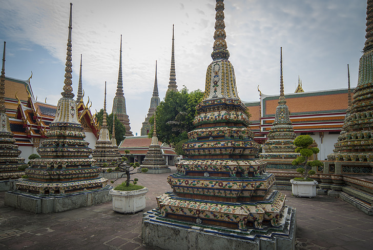 bangkok, wat pho, asia, temple, thailand, buddhism, religion