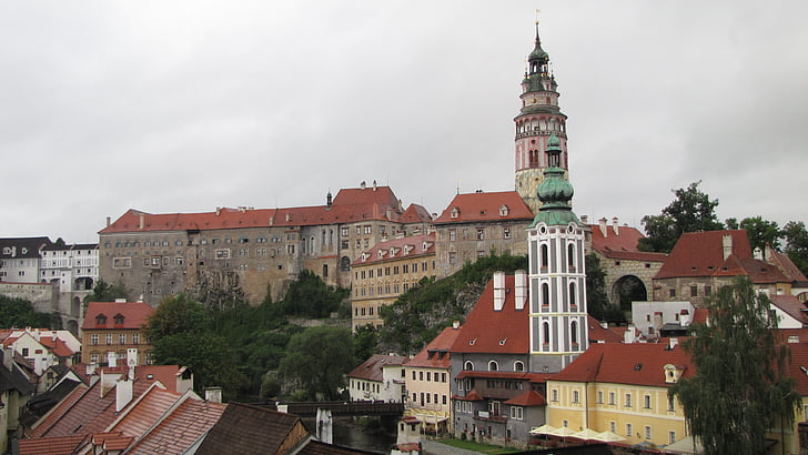 Tjekkiske krumlov, City, Castle