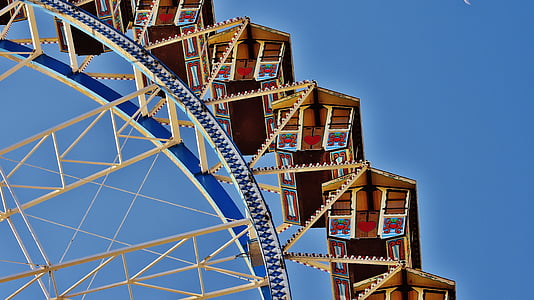 Lễ hội tháng mười, Ferris wheel, gondolas, đi xe, Lễ hội dân gian, carnies, Fairground