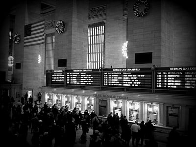 Grand central terminal, NYC, Terminal, Manhattan, Stacja, Pociąg, metra