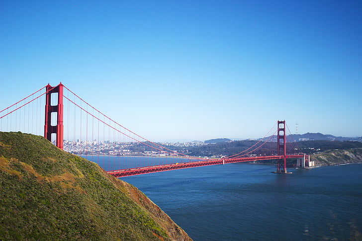 Golden gate, San francisco, arany, kapu, híd, San, Francisco