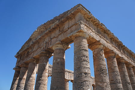 ruševine, hram, Sicilija