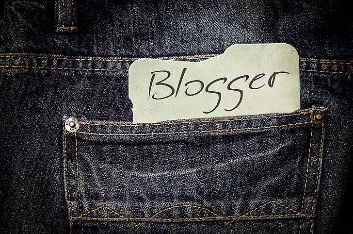 Blogger, schließen, Denim, Stoff, Jeans, Hose, Tasche