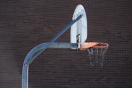 basketball hoop, basketball, rusty, sport, game, backboard, dunk