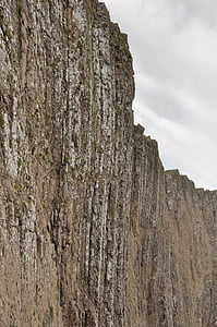 Cliff, basalt, berg, steile, rotsformatie, erosie