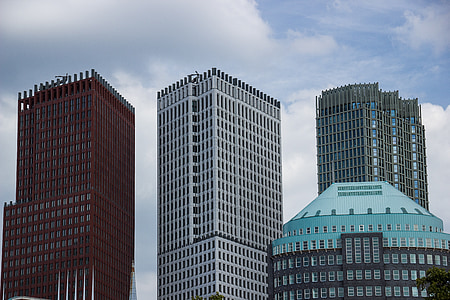 architettura, edifici, L'Aia, città, Paesi Bassi