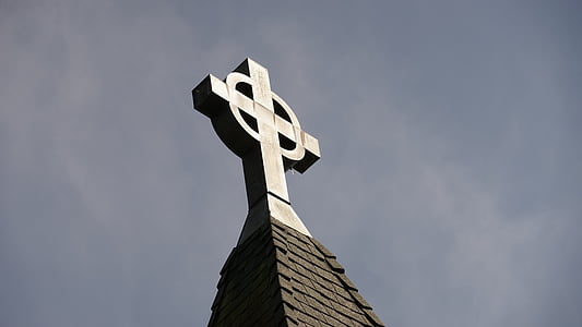 cerkev, krščanski, krščanstvo, križ, zvonik, vere