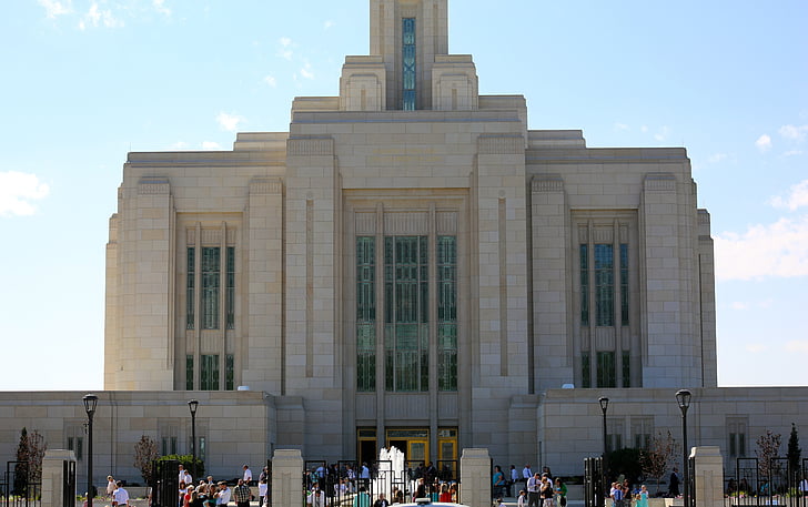 Mormón, Utah, Templo de, religiosa, religión, edificio, arquitectura