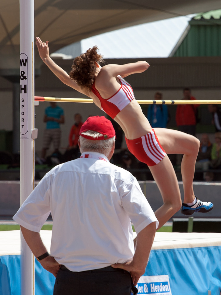 sport, friidrett, høydehopp, Junior gala mannheim
