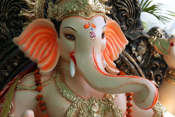 ganapati, Ganesh, hindú, deïtat, Déu hindú, estàtua, escultura