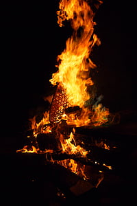 消防, 篝火, 篝火, 热, 热, 大火, 温暖