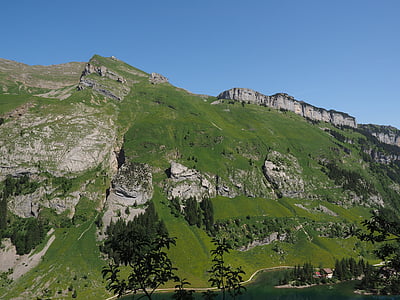 ebenalp, kalnai, Alpių, namelis, Berggasthaus schäfler, kalnų, Inn schäfler